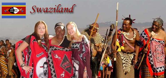 Annemarth Hiebendaal and Robyn Smyth  In Swaziland