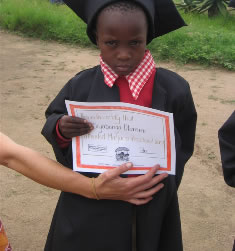 Boy Graduating
